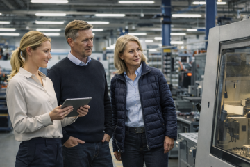 CNC-fabrik med två ägare